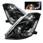 SPYDER 5064738 ( Spyder Signature ) Nissan 350Z 03-05 Projector Headlights - Hal