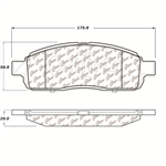 STOP TECH 104.13920 BRAKE PADS 08