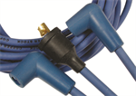 ACCEL 4039B BLUE-8MM COPP.WIRE-90-ANG