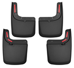 HUSKY 58476 Front and Rear Mud Guard Set- 2017-2018 Ford F-250