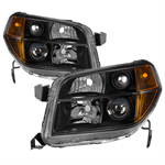 SPYDER 9035340 ( xTune ) Honda Pilot 06-08 OEM Style Headlights - Black