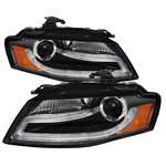SPYDER 5081544 ( Spyder Signature ) Audi A4 09-12 Projector Headlights - Halogen