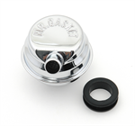 MR GASKET 2059 CHROME BREATHER W/TUBE