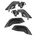 RUGGED RIDGE 11620.50 Fender Liner Kit, 4 Piece, Inner; 07-18 Jeep Wrang