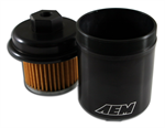 AEM 25-200BK HIGH VOL FUEL FILTER BK A