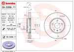 BREMBO 09.D269.11 Brake Rotor