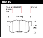 HAWK HB145S.570 Brake Pad