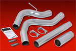 BANKS 48602 DUAL TAILPIPES  S/S-CHROME