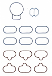 FEL-PRO MS96124 MANIFOLD SET