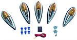 PACER 20105 RUNNING LIGHTS AMBER 5/PK