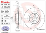 BREMBO 09.B554.11 Brake Rotor