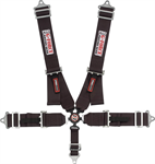G-FORCE 7000BK Seat Belts: Pro 5 Point Pull Down Shoulder Harness