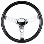 GRANT 802 WHEEL BLACK SMOOTH GRIP DISH