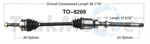 TRAKMOTIVE TO-8269 CV Axle Shaft