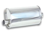 VIBRANT 1107 STAINLESS STEEL OVAL MUFFLER