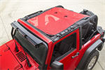 RUGGED RIDGE 13579.26 Eclipse Sun Shade, Red; 07-18 Jeep Wrangler JK, 2