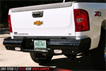 FAB FOURS CH11-T2150-1 REAR RANCH BUMPER GM HD 11-12