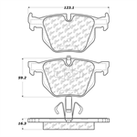STOP TECH 104.11700 Brake Pad