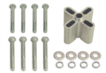 DERALE 31520 Fan Spacer Kit: 2' Length; 5/8' Pilot; Clear