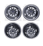 PACIFIC DUALIES 321608 2F &2R LUG WHEEL SKINS 16'