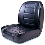 RUGGED RIDGE 13400.01 Seat, Low-Back, Front, No-Recline, Black; 55-86 Je