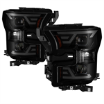 SPYDER 9042942 ( Akkon ) Ford F150 2015-2017 DRL LED Light Bar Projector Headlig