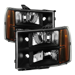 SPYDER 9034749 ( xTune ) GMC Sierra 07-13 Crystal Headlights - Black
