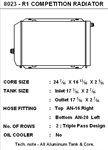 CSF 8023 Radiator