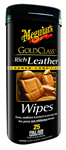 MEGUIARS G10900 GOLD CLASS RICH LEATHER WIPES