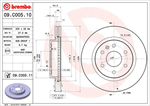 BREMBO 09.C005.11 Brake Rotor