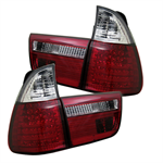 SPYDER 5000804 ( Spyder ) BMW E53 X5 00-06 4PCS LED Tail Lights - Signal-7507(In