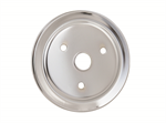 MR GASKET 4972 CHROME SINGLE GROOVE LO PULLEY CHEVY