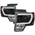 SPYDER 9037252 ( xTune ) Ford F150 09-14 Projector Headlights - Halogen Model On