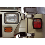 RUGGED RIDGE 11236.20 Stone Guard Kit, Black; 87-95 Jeep Wrangler YJ