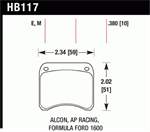 HAWK HB117E.380 Brake Pad