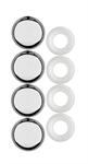 CRUISER 82630 FASTENER CAPS  CHROME