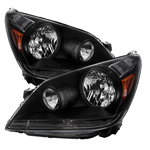 SPYDER 9023842 ( Akkon )Honda Odyssey 05-10 Crystal Headlights - Black