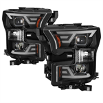 SPYDER 9042935 ( Akkon ) Ford F150 2015-2017 DRL LED Light Bar Projector Headlig