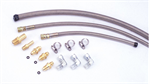 FLAMING RIVER FR1610 Braided Hose Kit: Ford; Stainless