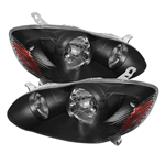 SPYDER 5073754 ( xTune ) Toyota Corolla 03-06 Crystal Headlights - Black