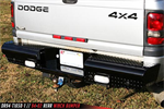FAB FOURS DR94-T1650-1 REAR RANCH BUMPER DODGE HD 94-02