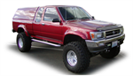 BUSHWACKER 31017-01 FRONT FLARE  TOYOTA 4RNR2/4DR89-95