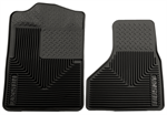 HUSKY 51201 Front Floor Mats- 2000-2005 Ford Excursion, 1999-2