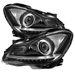 SPYDER 9932656 ( xTune ) Mercedes Benz C-Class 12-14 Projector Headlights - OE S