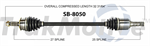 TRAKMOTIVE SB-8050 CV Axle Shaft