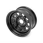 RUGGED RIDGE 15500.70 D Window Wheel, 17x9, Black, 5x5 Bolt Pattern