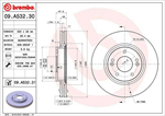 BREMBO 09.A532.31 Brake Rotor