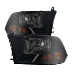 SPYDER 9030376 ( POE ) Dodge Ram 1500 09-12 ( Non Quad Headlights ) Crystal Head