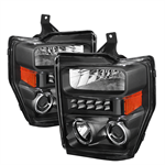 SPYDER 5076267 ( xTune ) Ford F250/350/450 Super Duty 08-10 Projector Headlights