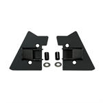 RUGGED RIDGE 11025.02 Mirror Relocation Bracket Kit, Black; 97-02 Jeep W